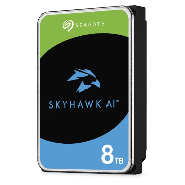 Seagate SkyHawk AI Surveillance Hard Drive 8TB 256MB