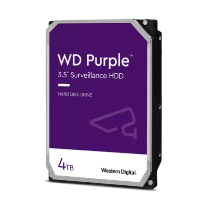 WD Purple Surveillance Hard Drive 4TB 256MB