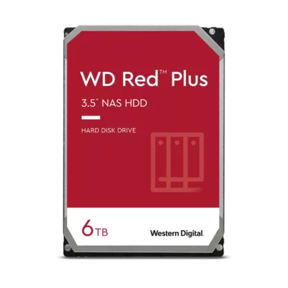 WD Red Plus NAS Hard Drive 6TB 256Mb