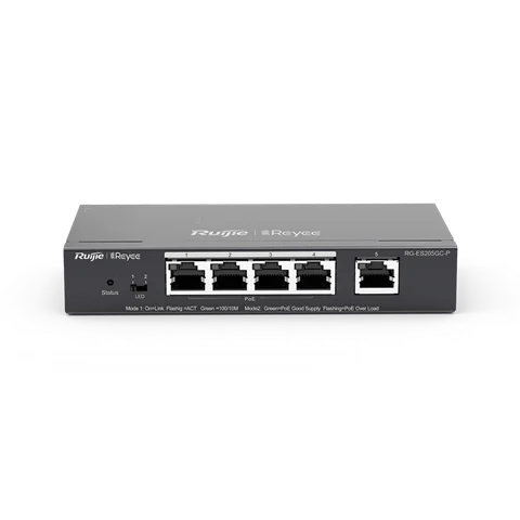 Ruijie Reyee IP Surveillance PoE+ Switch RG-ES205GC-P