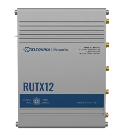 Teltonika dual LTE CAT 6 industrial cellular router RUTX12