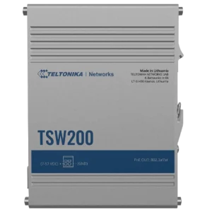Teltonika  industrial unmanaged Gigabit PoE+ Switch with SFP TSW200
