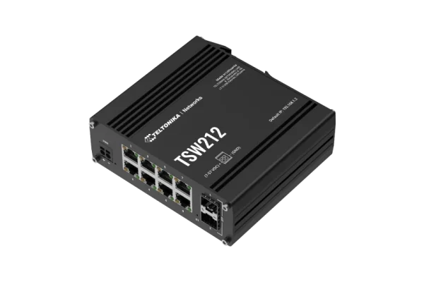 Teltonika industrial managed Gigabit Switch TSW212 - NAS STORE