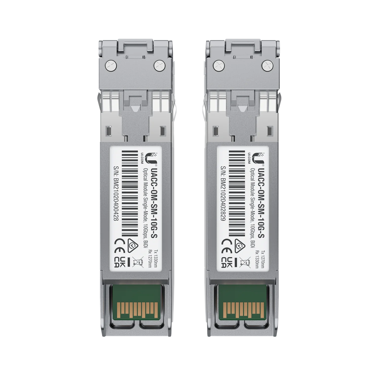 Ubiquiti 10 Gbps Bidirectional Single-Mode Optical Module 10 km 2-Pack — изображение 2