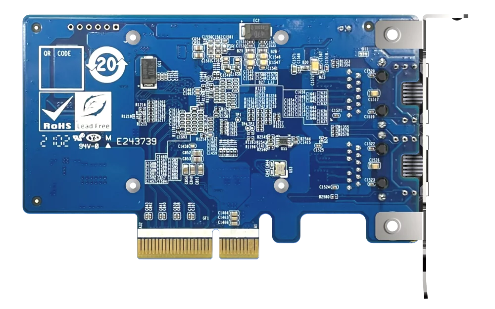 QNAP Two 10GbE Ports card QXG-10G2T-X710 - Image 2