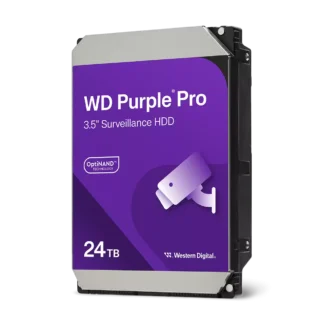 WD Purple Pro Smart Video Hard Drive - 24TB