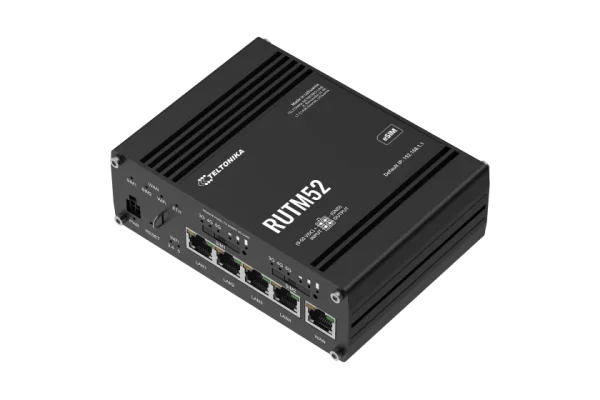 Teltonika industrial dual 5G router RUTM52 - NAS STORE