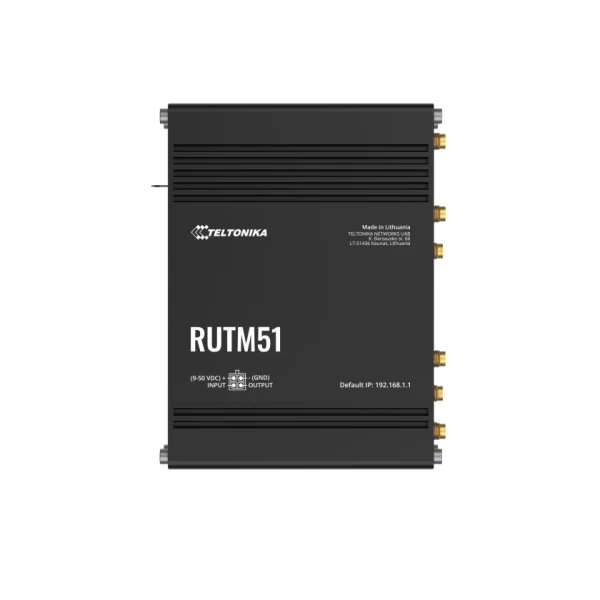 Teltonika industrial 5G Router RUTM51 - NAS STORE