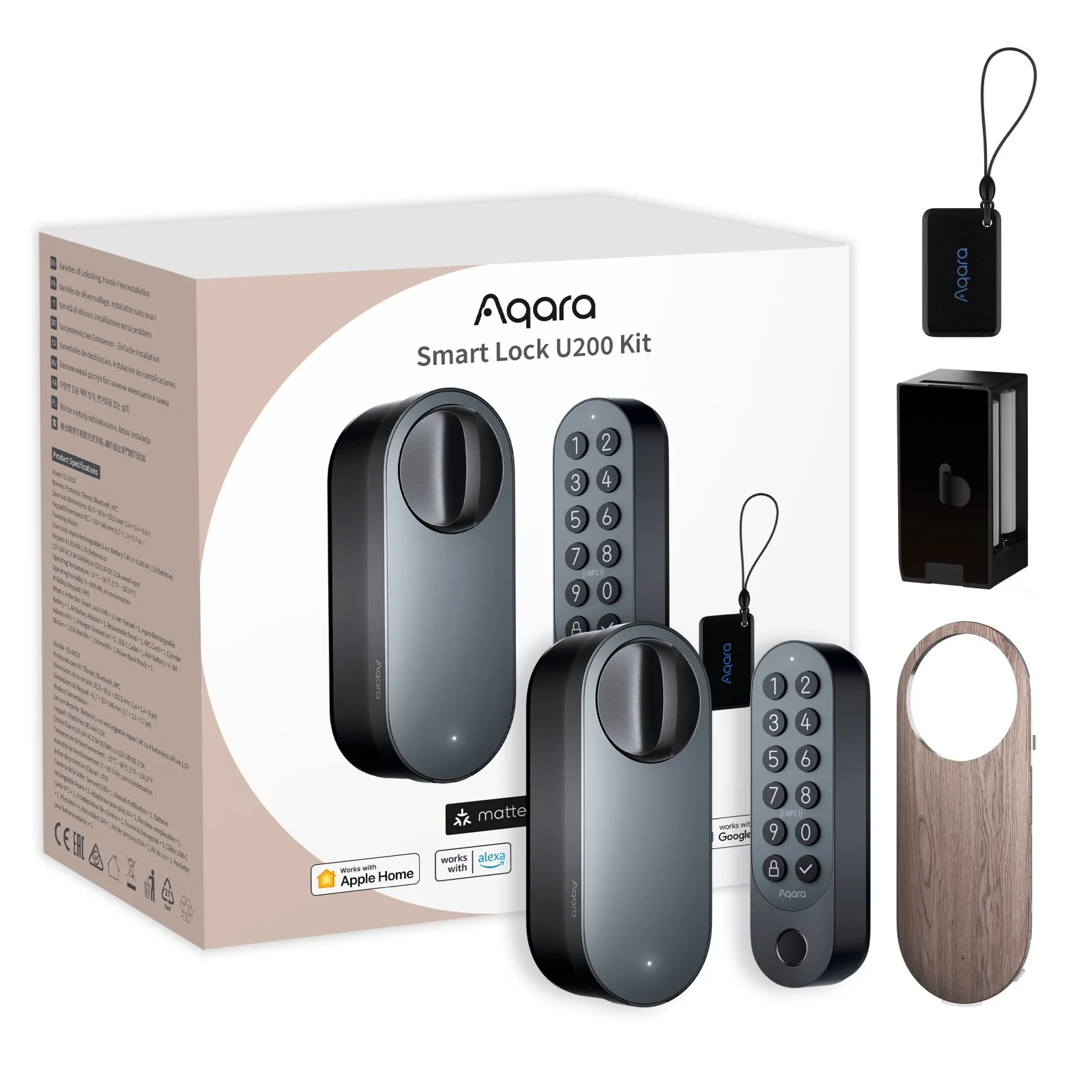 Aqara Smart Lock U200 Kit Black