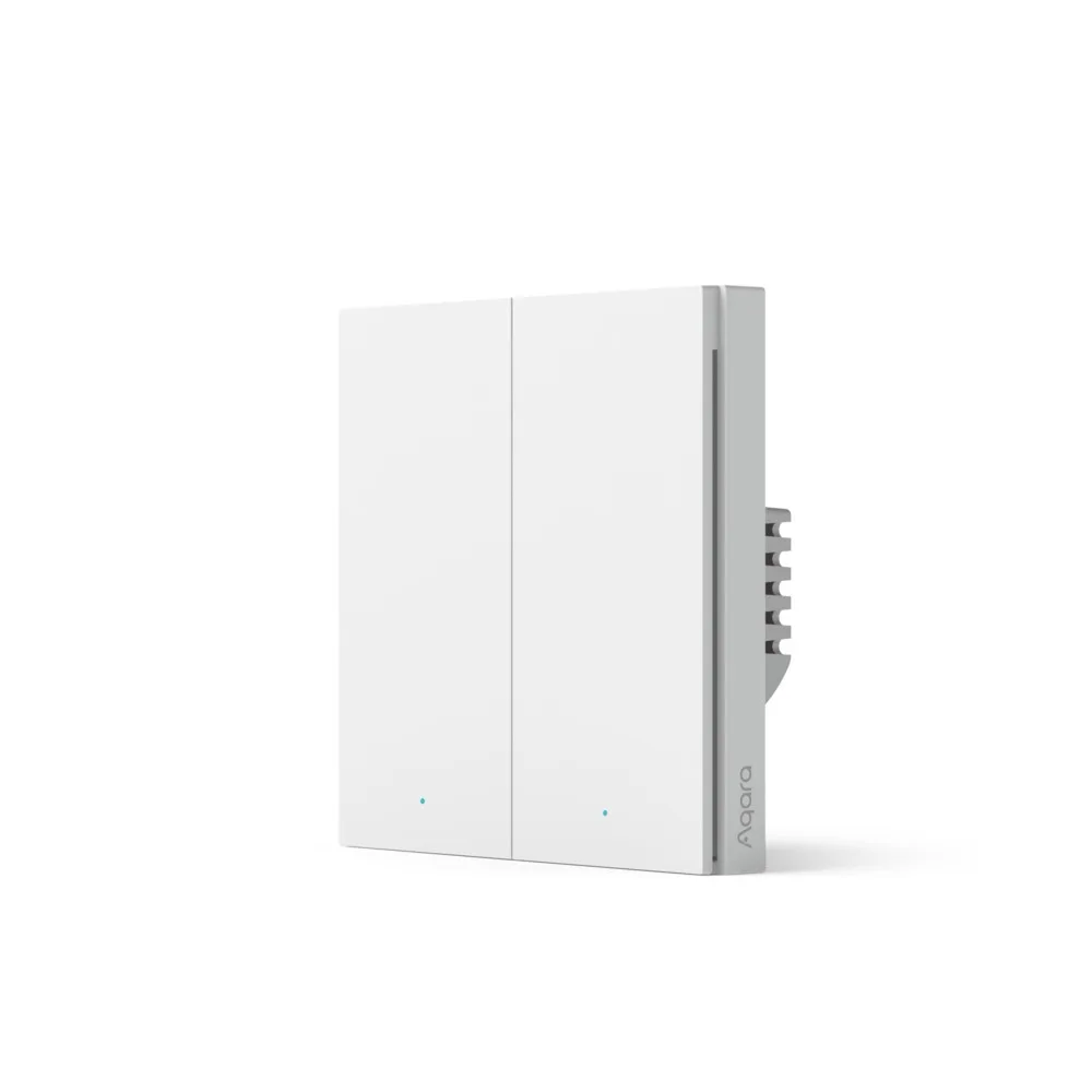 Aqara Smart Wall Switch H1 EU | Double without neutral wire | White - Image 2
