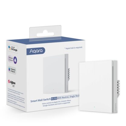 Aqara Smart Wall Switch H1 EU | Single with neutral wire |  White