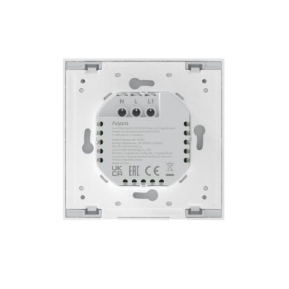 Aqara Smart Wall Switch H1 EU | Single with neutral wire |  White - Image 3