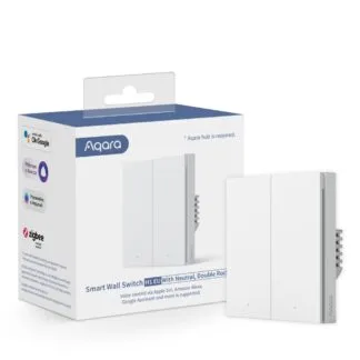 Aqara Smart Wall Switch H1 EU | Dual with neutral wire | White