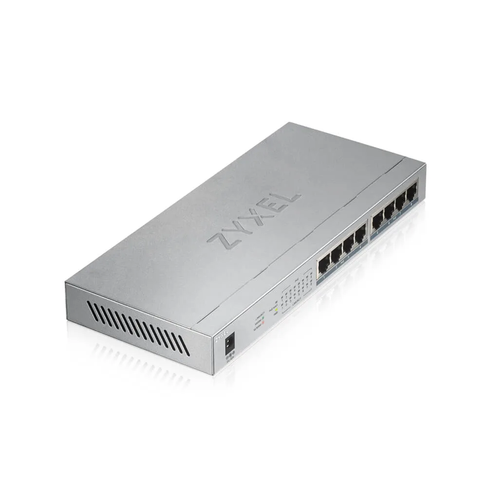 Zyxel GS1008-HP 8-Port GIGABIT PoE+ Unmanaged Desktop Switch - Image 2