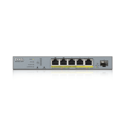 Zyxel GS1350-6HP 6-Port Managed CCTV PoE Switch - Image 4