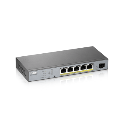 Zyxel GS1350-6HP 6-Port Managed CCTV PoE Switch - Image 2