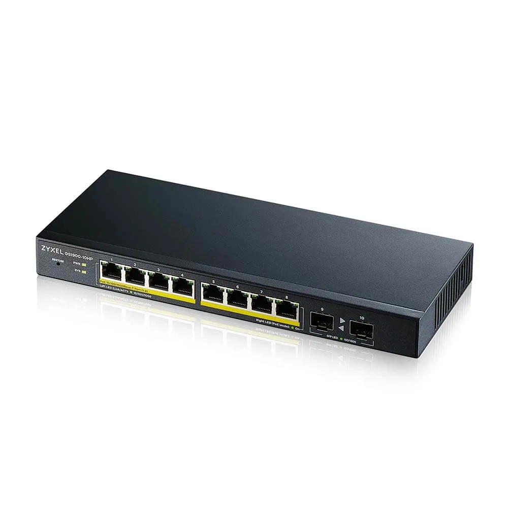 Zyxel GS1900-10HP V2 Smart Managed Switch