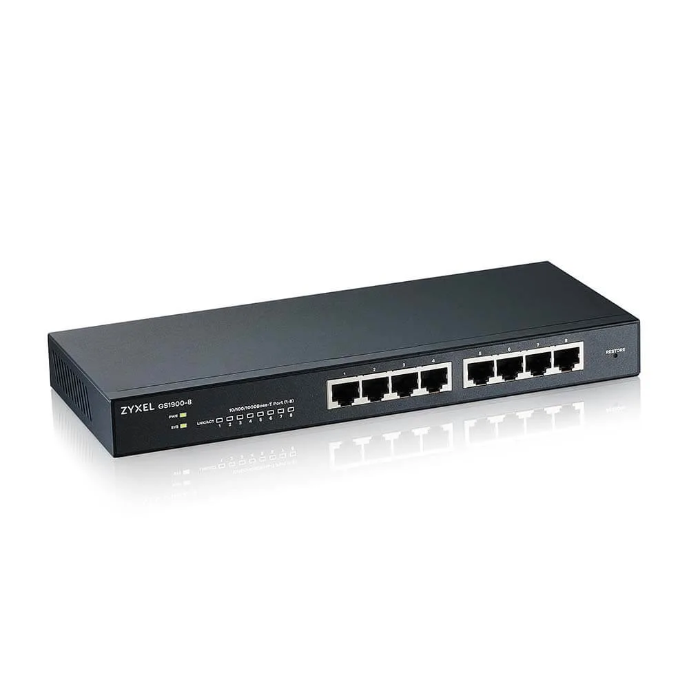 Zyxel GS1900-8 V2 8-Port GbE L2 Smart Switch - Image 4