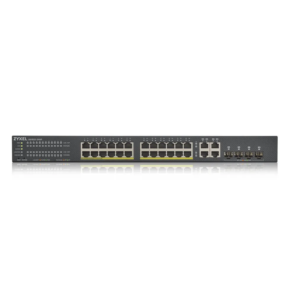 Zyxel GS1920-24HPV2 28 Port Smart Managed Poe Switch - Image 4