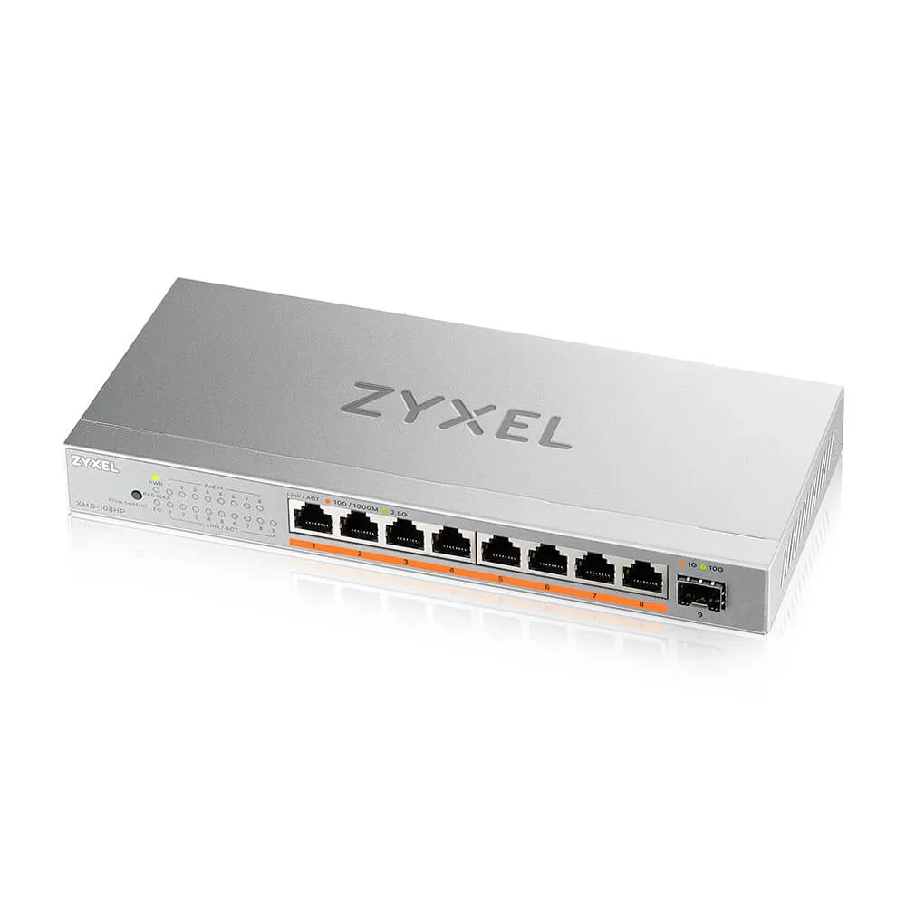 Zyxel XMG-108HP-EU0101F 8 Ports 2.5G 100W PoE++ Switch