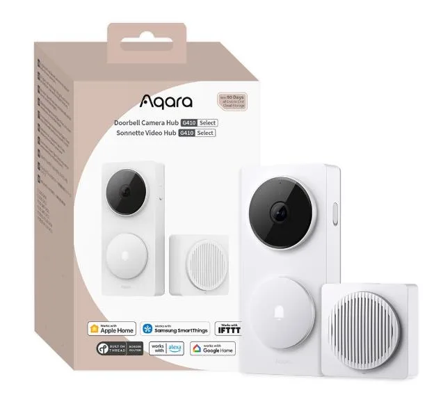 Aqara Smart Doorbell Camera Hub G410 White