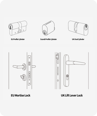 Aqara Smart Lock U200 Lite White - Image 4