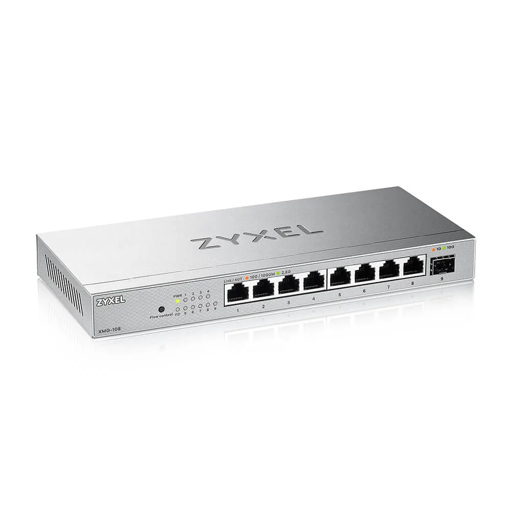 Zyxel XMG-108 8 Ports 2,5G + 1 SFP+ Unmanaged Switch - Image 4