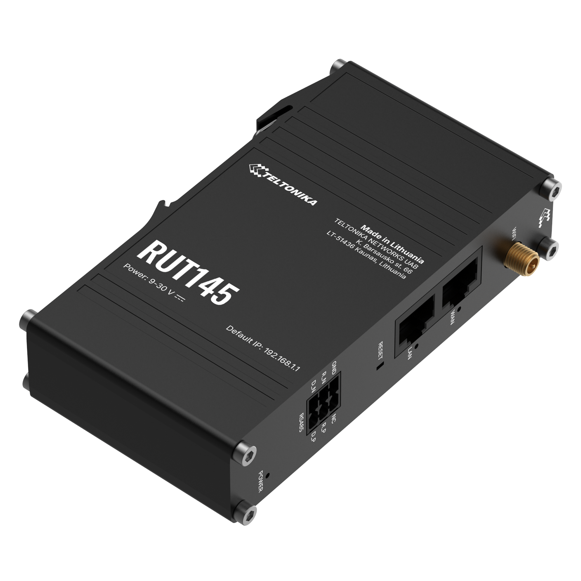 Teltonika RUT145 industrial Ethernet router with RS485 — изображение 3